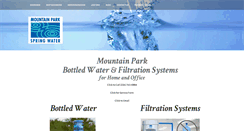Desktop Screenshot of mountainparkwater.com